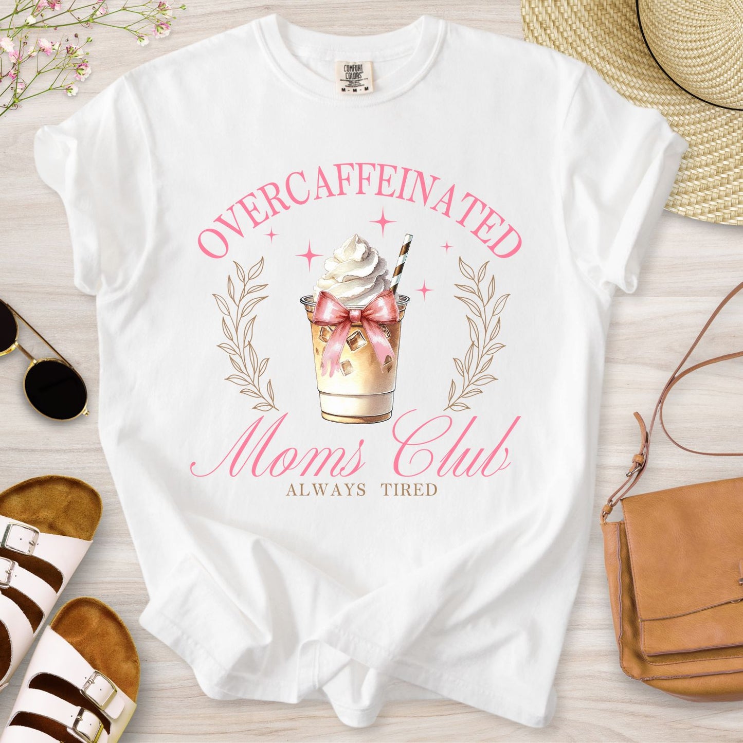 Overcaffeinated Moms Club T-Shirt