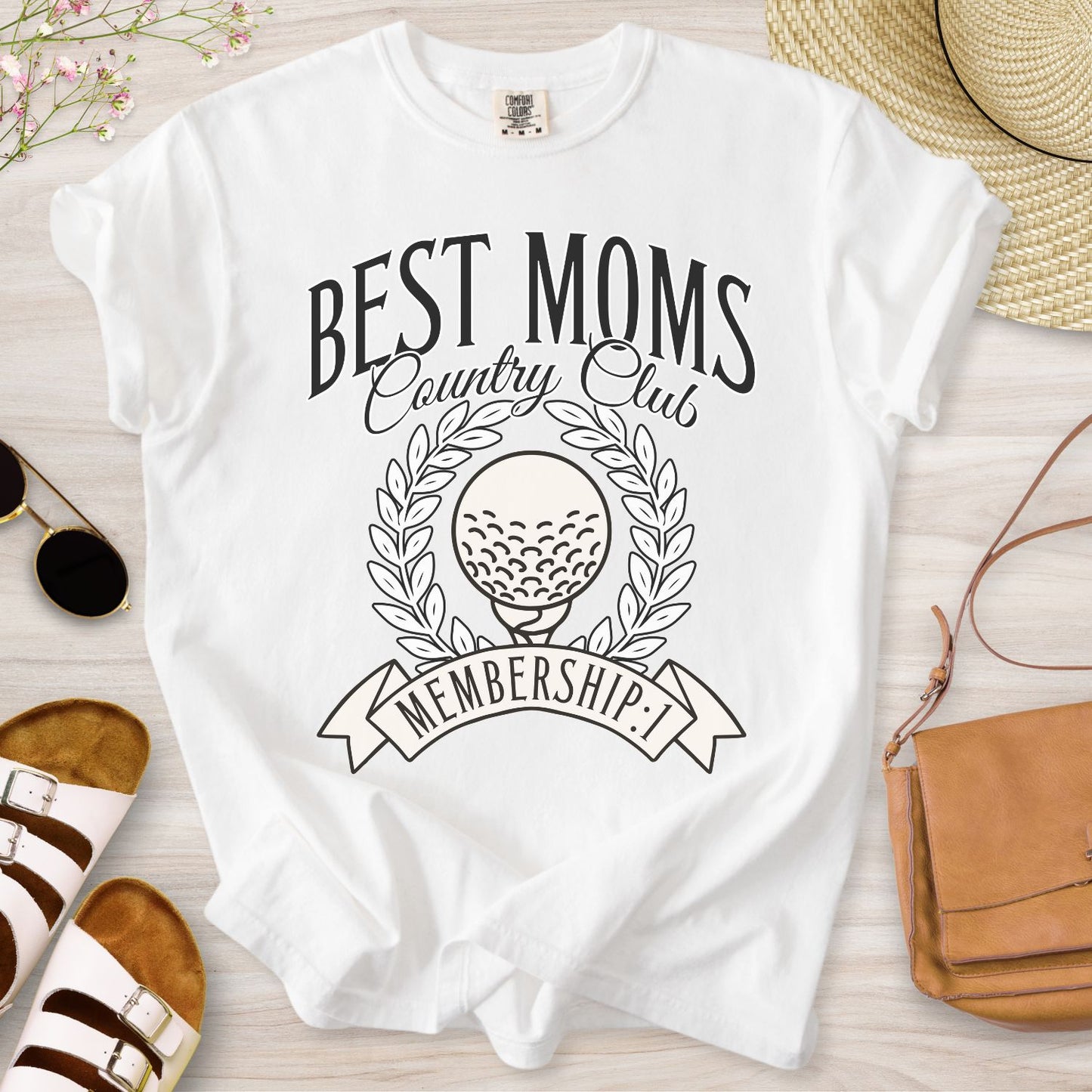 Best Moms Country Club T-Shirt
