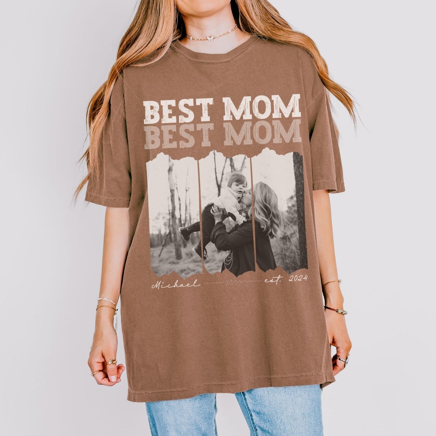 Personalized Best Mom T-Shirt