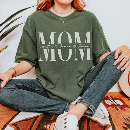 Personalized MOM T-Shirt