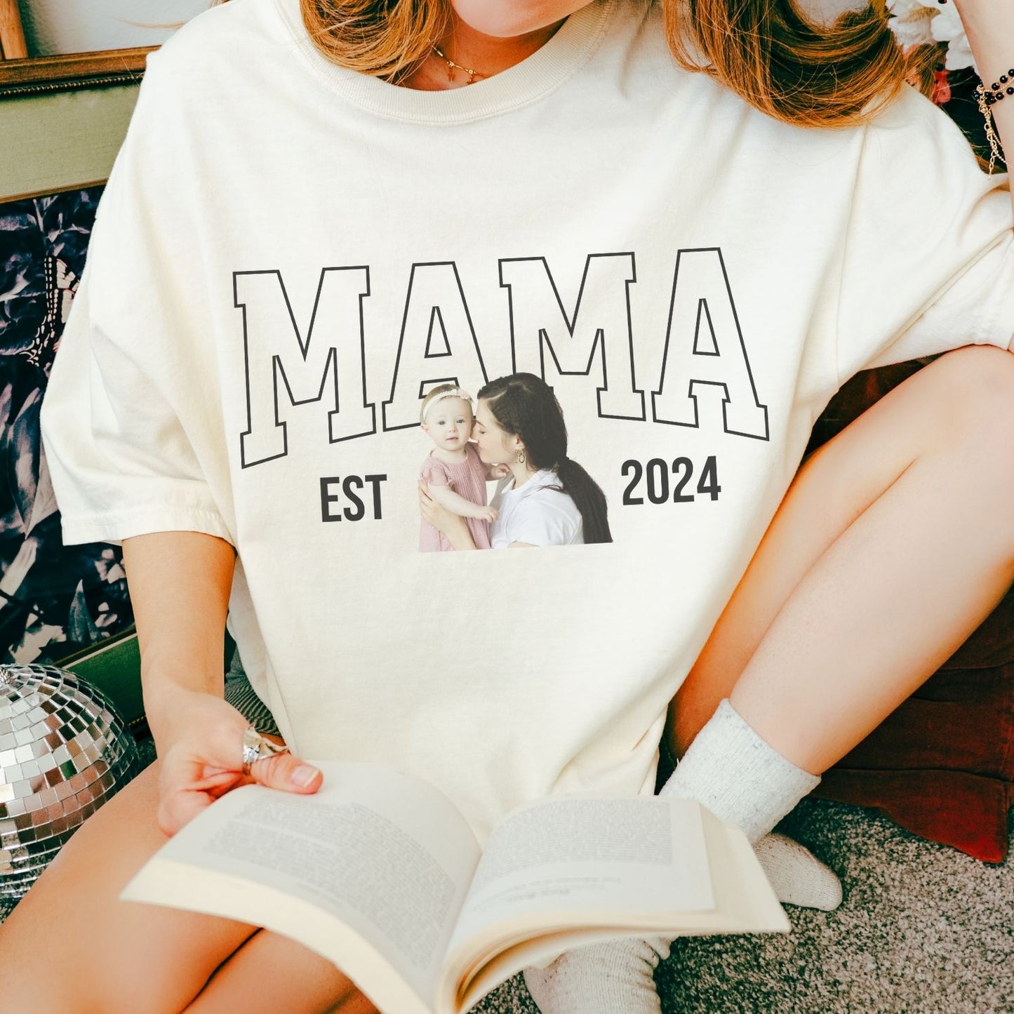 Personalized MAMA Portrait T-Shirt