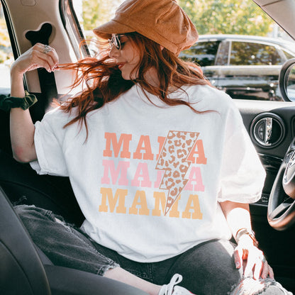 Mama Stacked Lightning T-Shirt