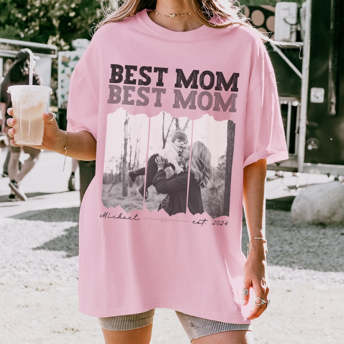 Personalized Best Mom T-Shirt
