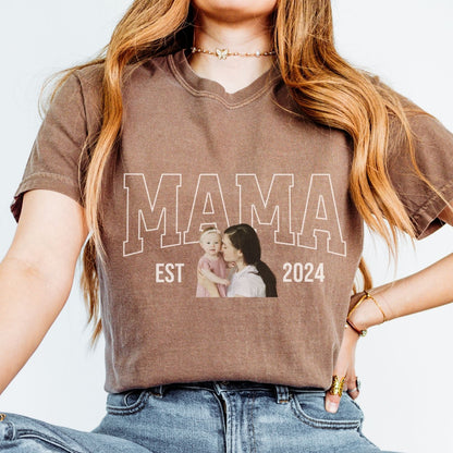 Personalized MAMA Portrait T-Shirt
