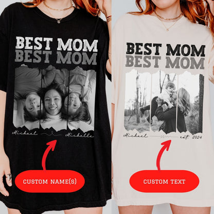 Personalized Best Mom T-Shirt