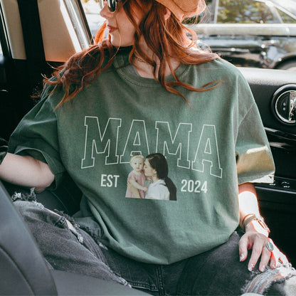 Personalized MAMA Portrait T-Shirt