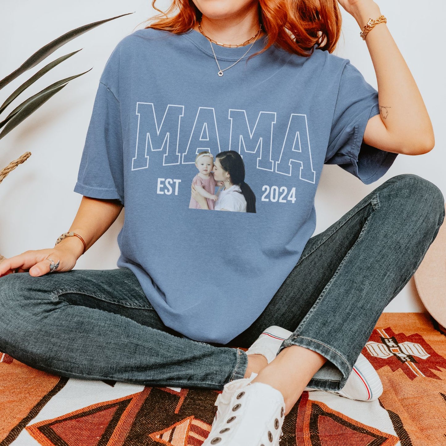 Personalized MAMA Portrait T-Shirt