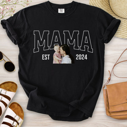 Personalized MAMA Portrait T-Shirt