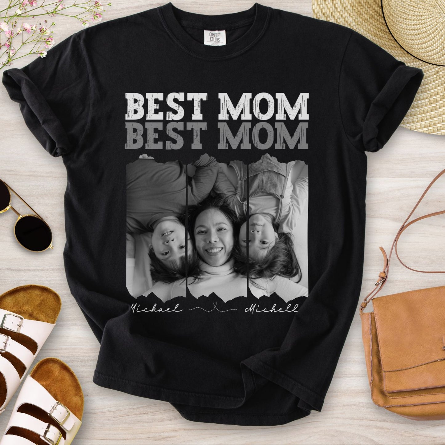 Personalized Best Mom T-Shirt