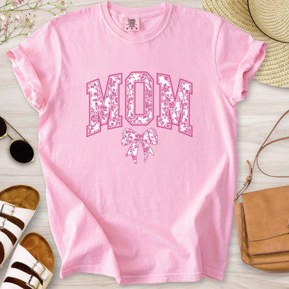 Mom Chinoiserie Pink T-Shirt