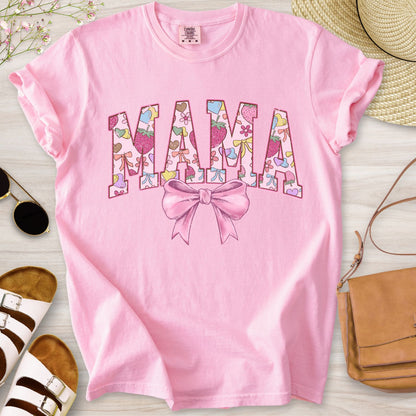 Pink Girly Mama T-Shirt