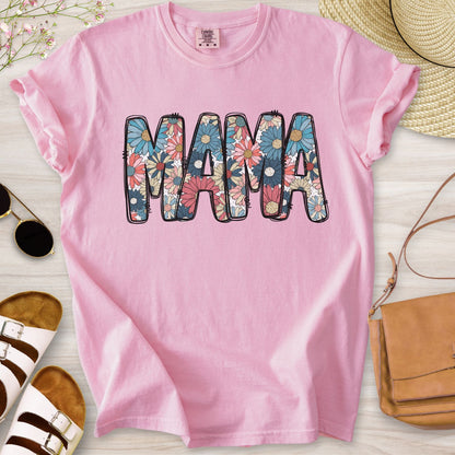 Mama Floral Daisy T-Shirt