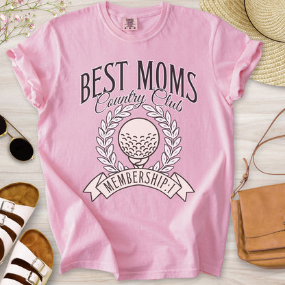 Best Moms Country Club T-Shirt