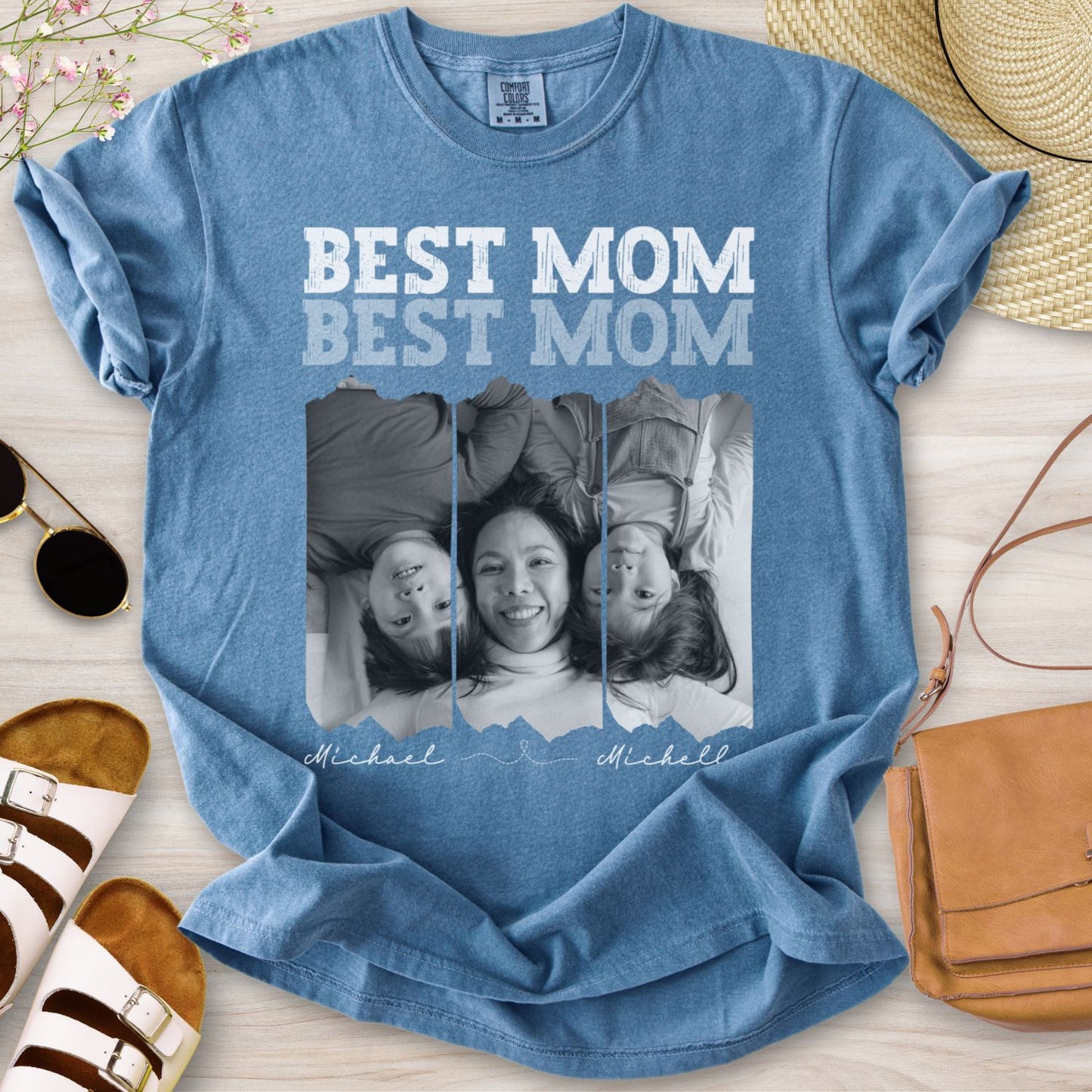 Personalized Best Mom T-Shirt
