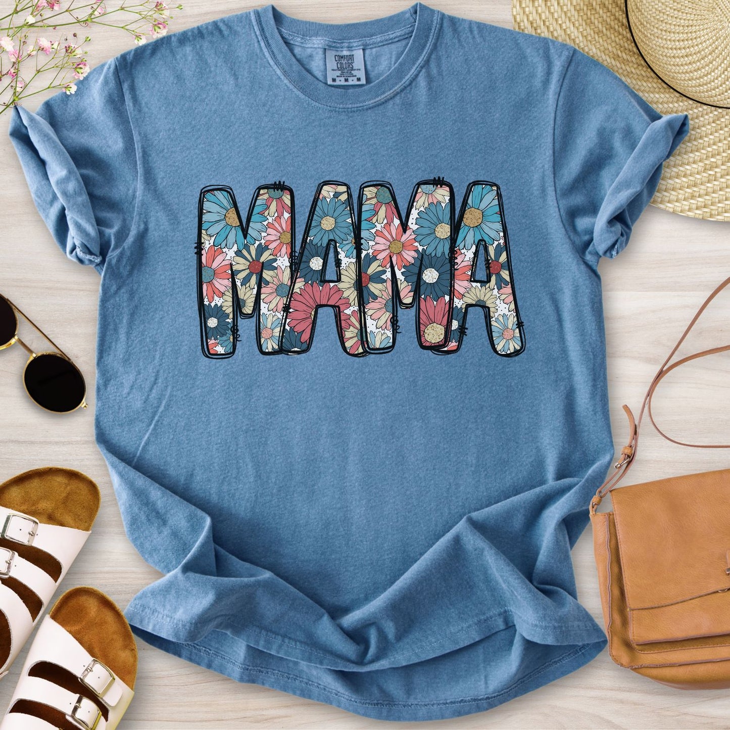 Mama Floral Daisy T-Shirt