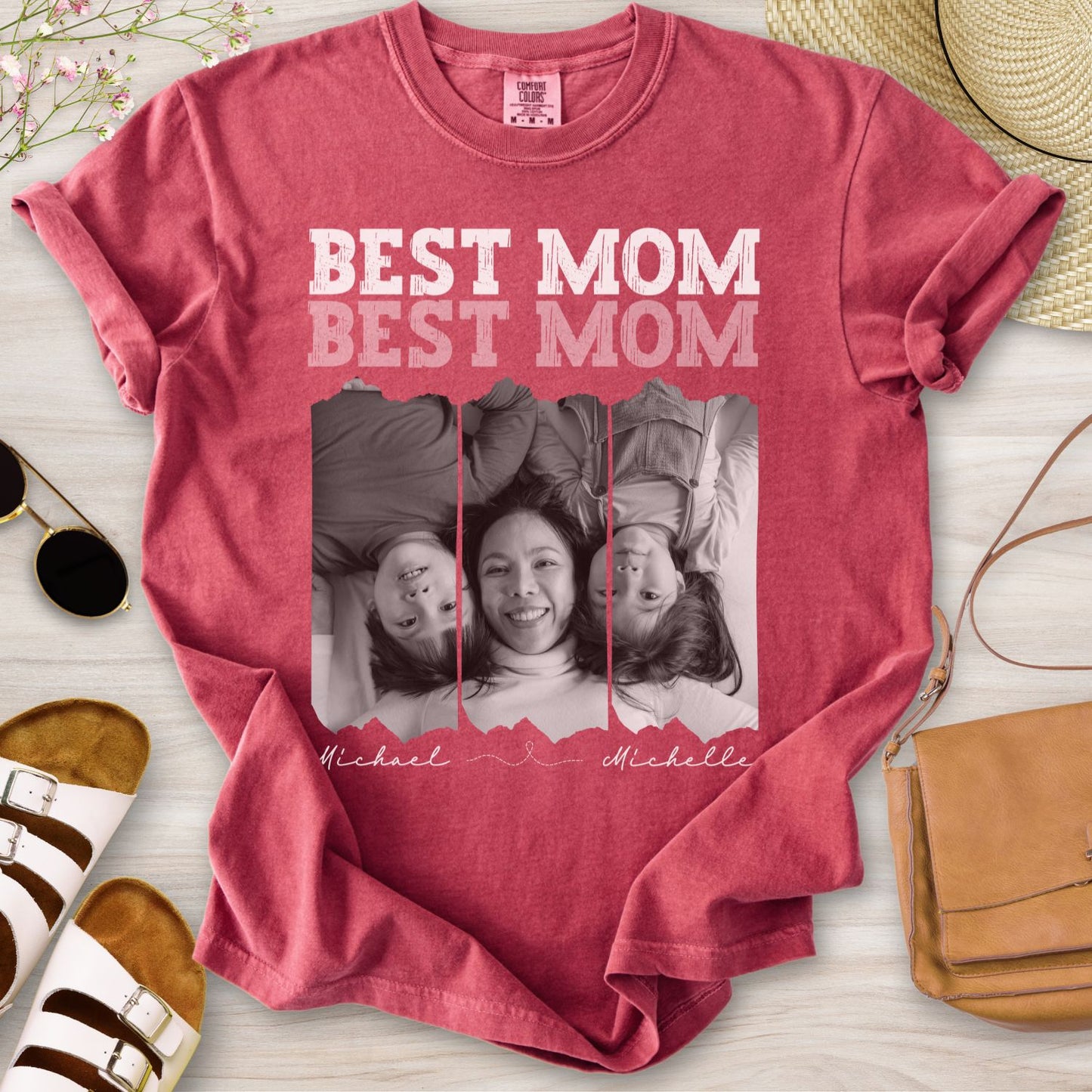 Personalized Best Mom T-Shirt