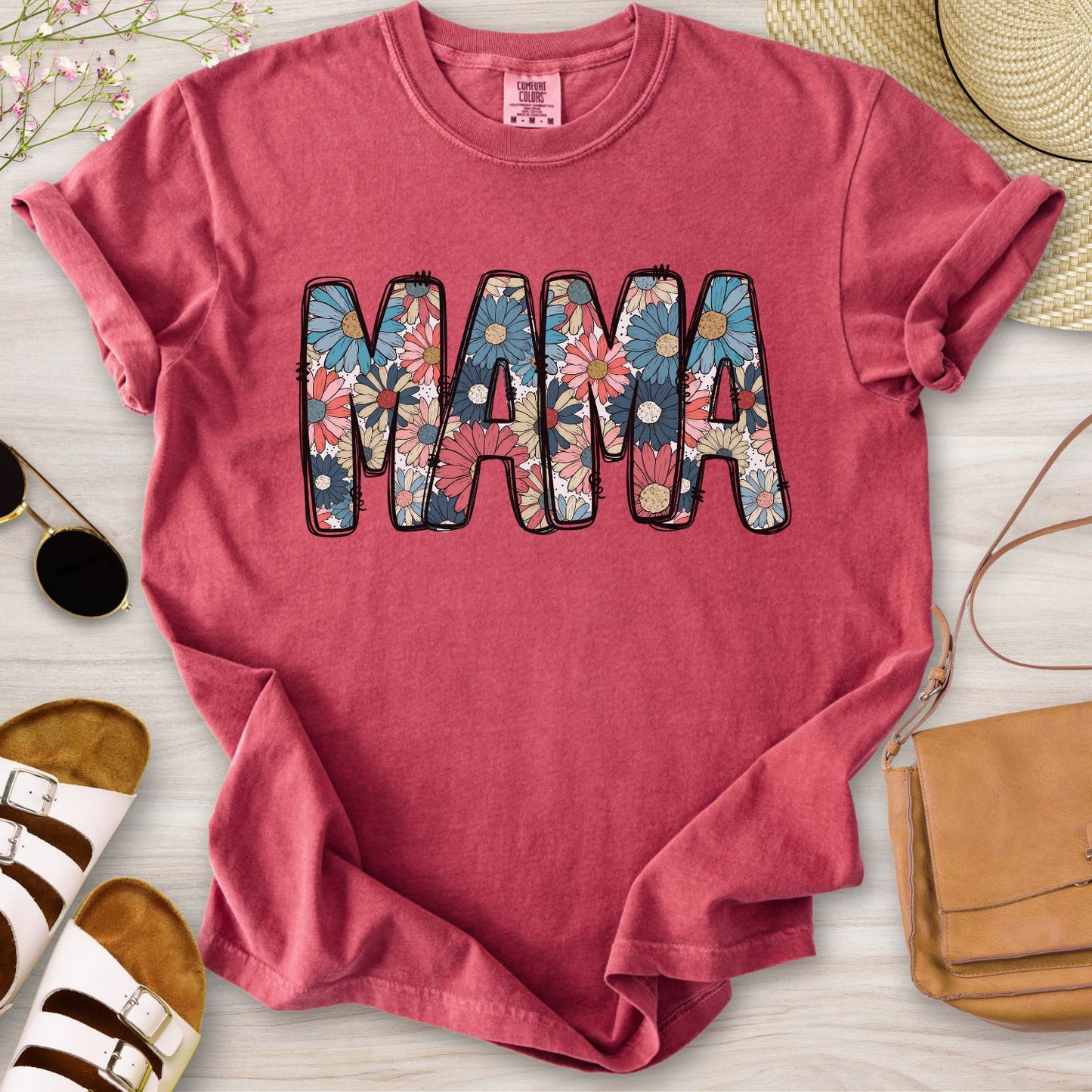 Mama Floral Daisy T-Shirt