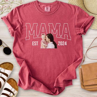 Personalized MAMA Portrait T-Shirt