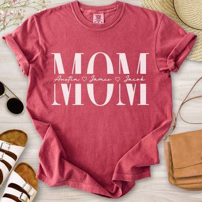 Personalized MOM T-Shirt