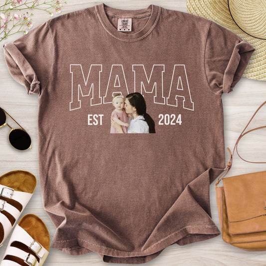 Personalized MAMA Portrait T-Shirt