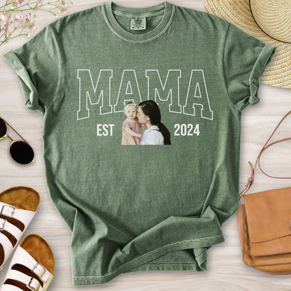 Personalized MAMA Portrait T-Shirt