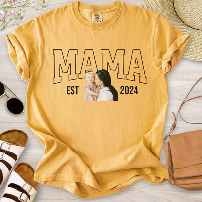 Personalized MAMA Portrait T-Shirt