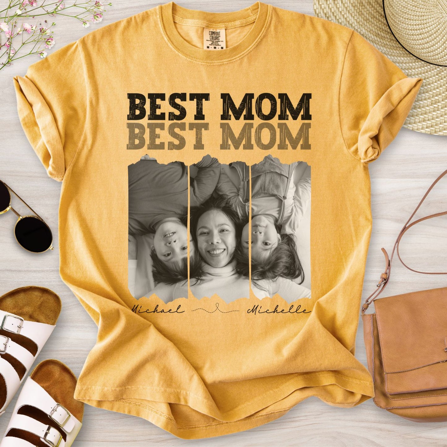 Personalized Best Mom T-Shirt