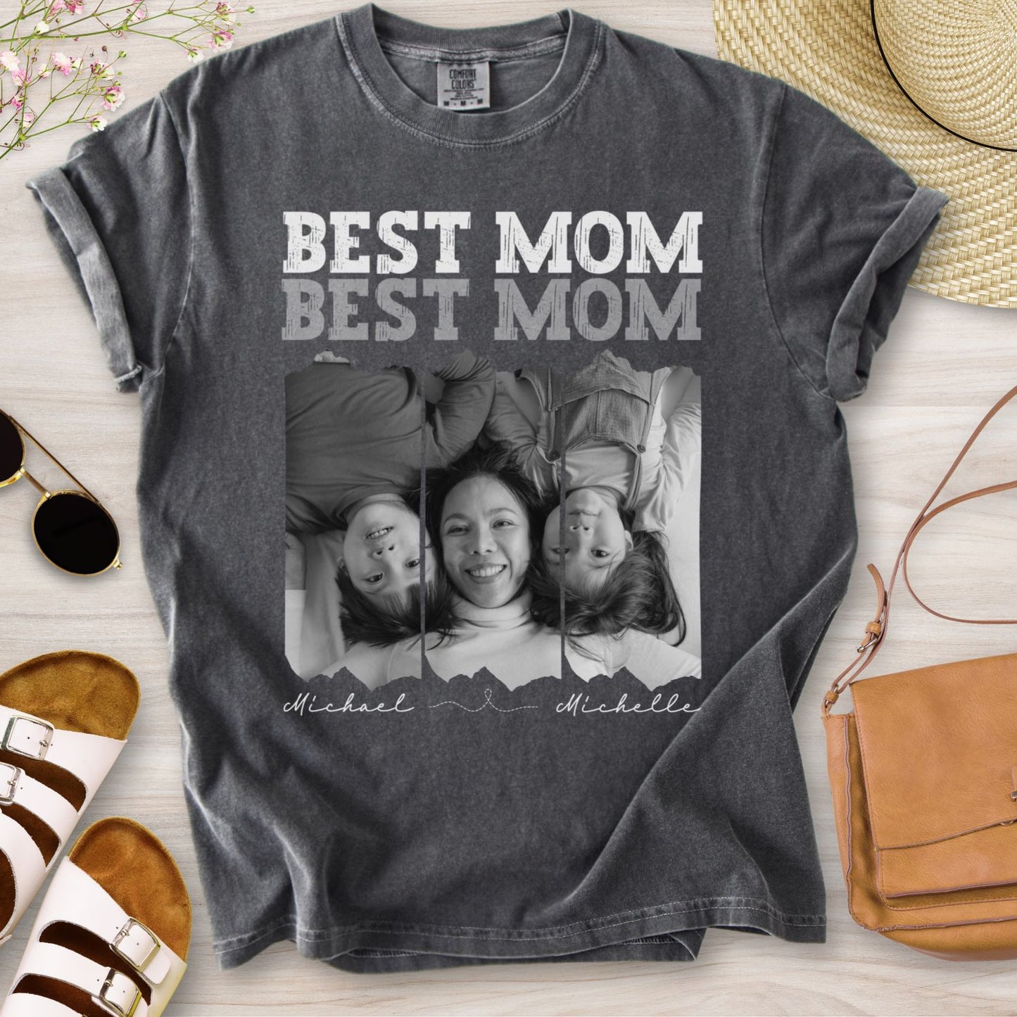 Personalized Best Mom T-Shirt