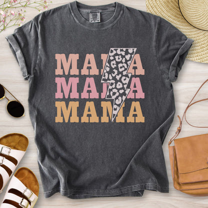 Mama Stacked Lightning T-Shirt