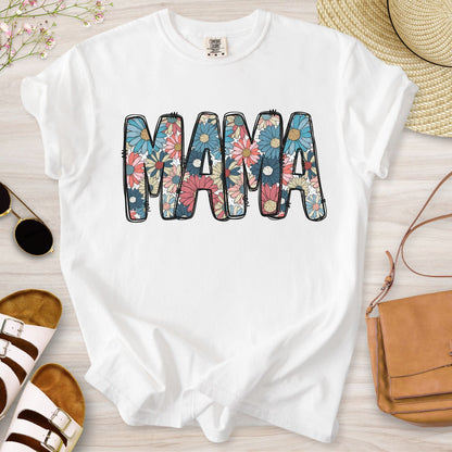 Mama Floral Daisy T-Shirt