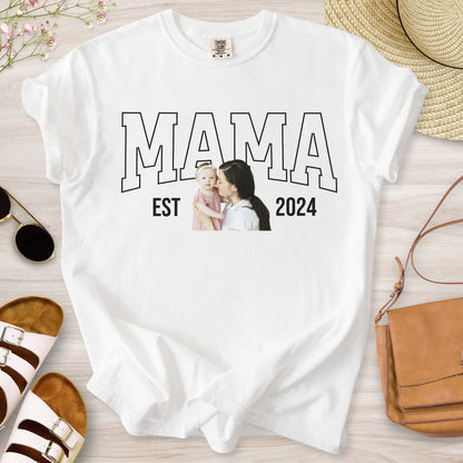 Personalized MAMA Portrait T-Shirt